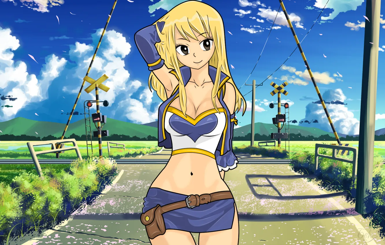 Photo wallpaper Blonde, Lucy, Fairy Tail, Lucy Heartfilia, Lucy, Fairy Tail, Hiro Masima, Hiro Mashima