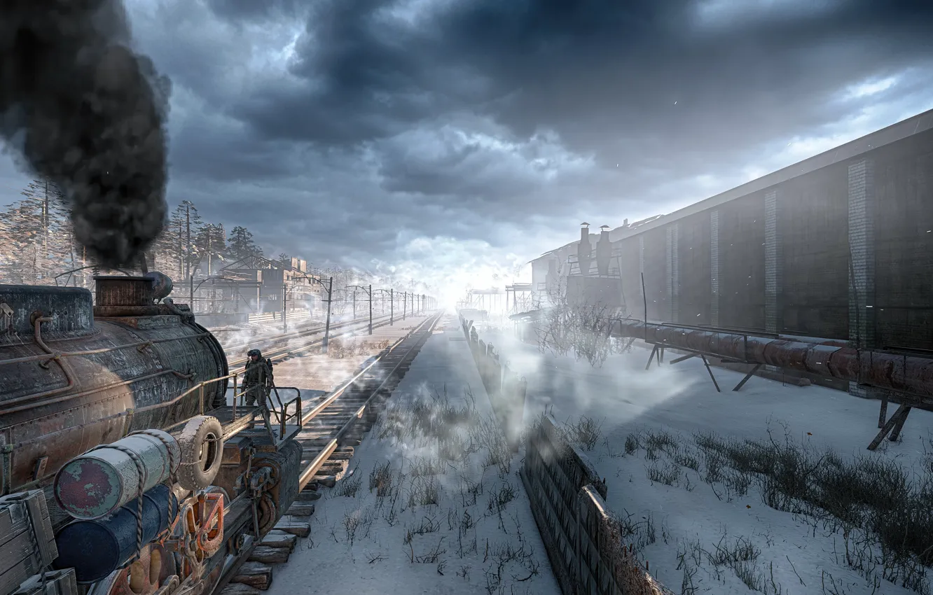 Photo wallpaper the game, HDR, Metro Exodus