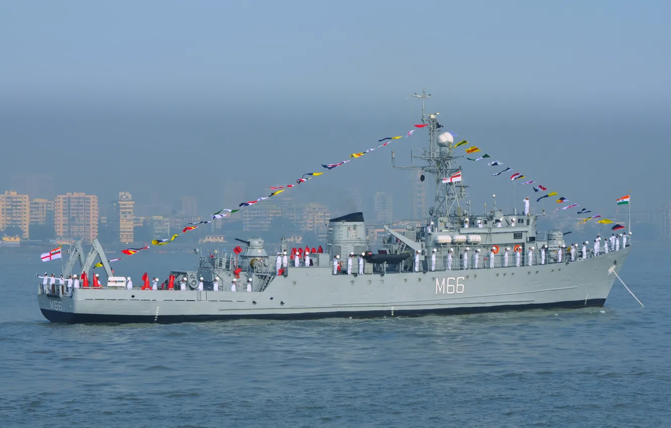 Photo wallpaper minesweeper, The Indian Navy, ratnagiri