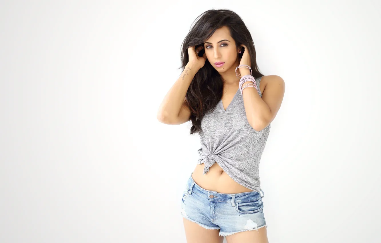 Photo wallpaper girl, hot, sexy, eyes, smile, beautiful, figure, model