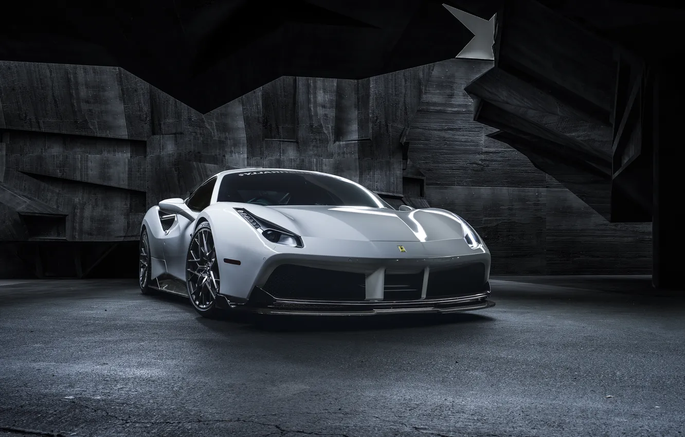 Photo wallpaper Ferrari, 488, Vorsteiner Ferrari 488 Diavolo Aero Program