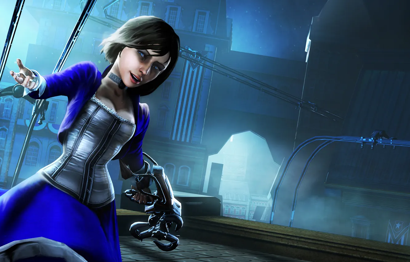 Photo wallpaper Columbia, Elizabeth, Irrational Games, BioShock Infinite, 2K Australia