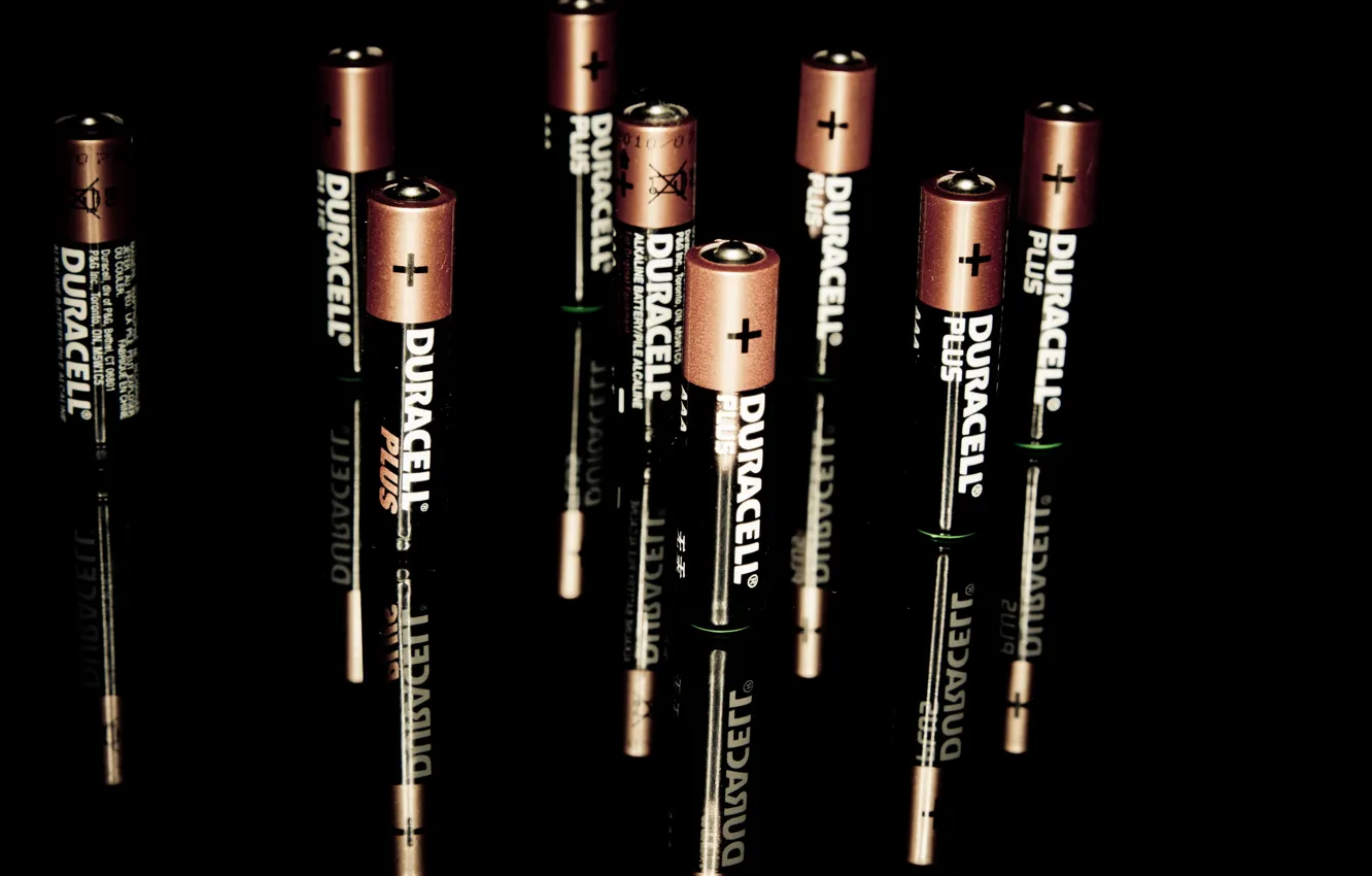 Photo wallpaper macro, background, Duracell, The battery is charged