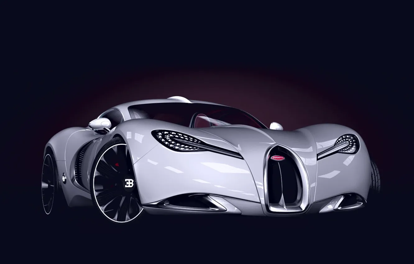 Photo wallpaper Concept, Bugatti, The concept, Bugatti, Sports car, Sportcar, Gangloff, Gangloff