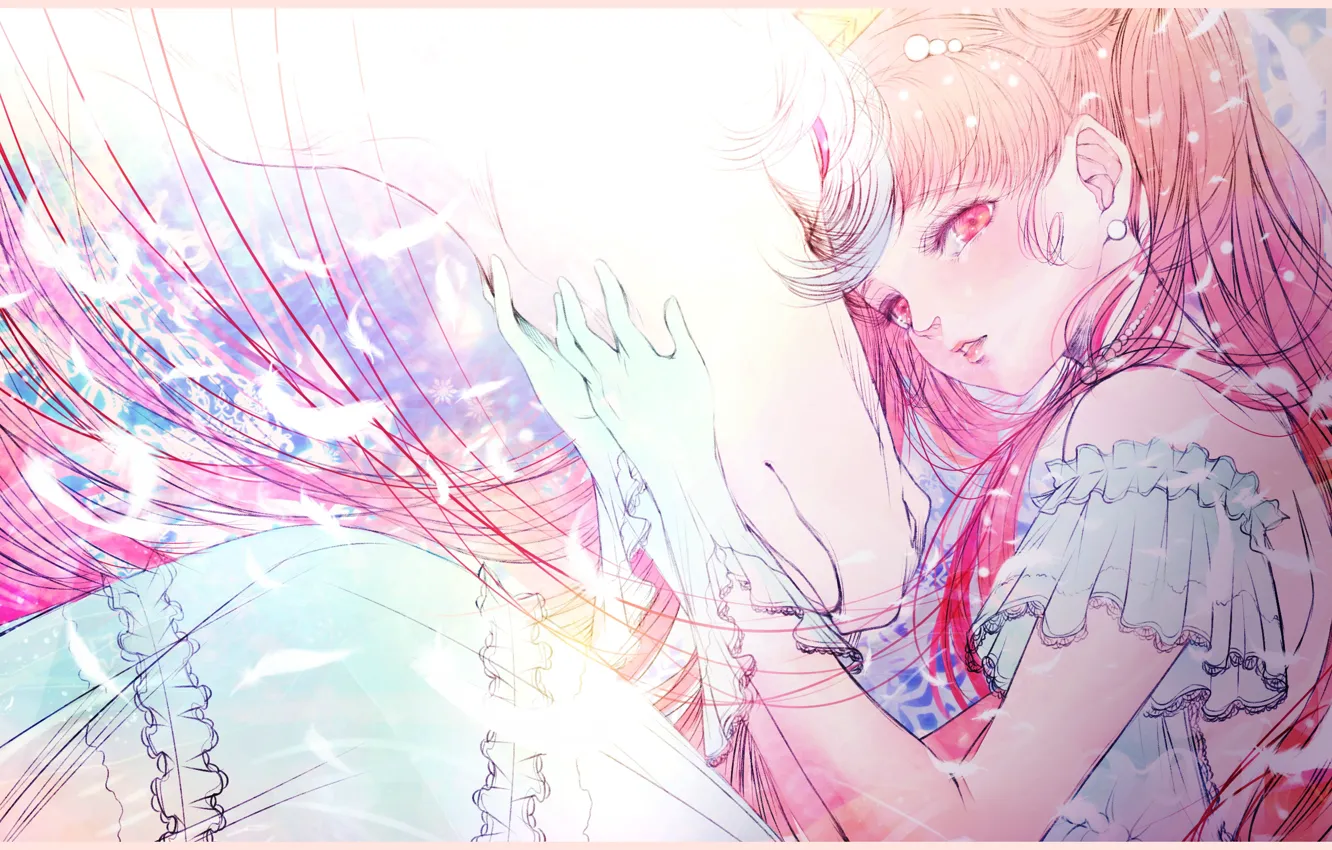 Photo wallpaper Pegasus, by kuroe, ChibiUsa, Seilor Moon