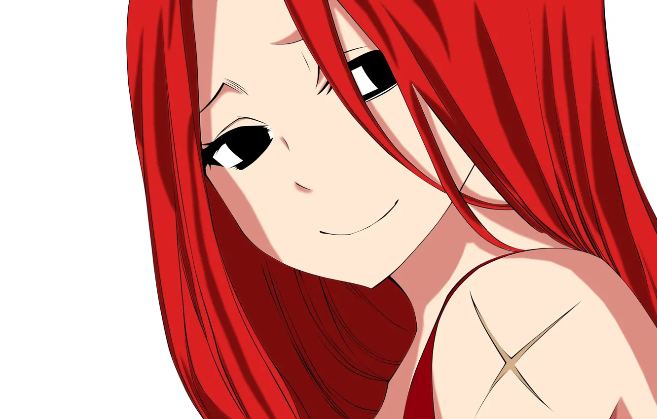 Photo wallpaper red, game, red hair, anime, pretty, redhead, asian, manga