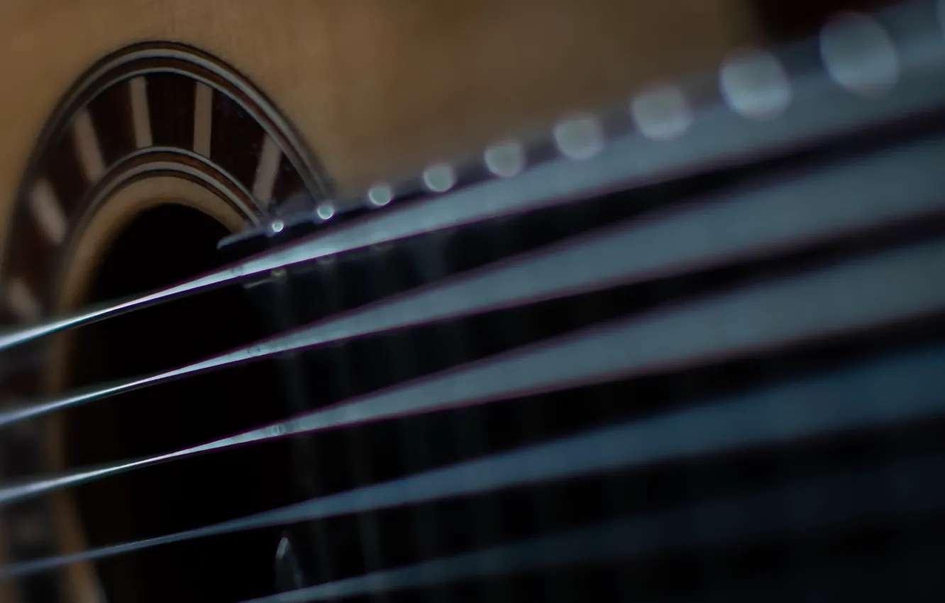 Photo wallpaper music, guitar, strings