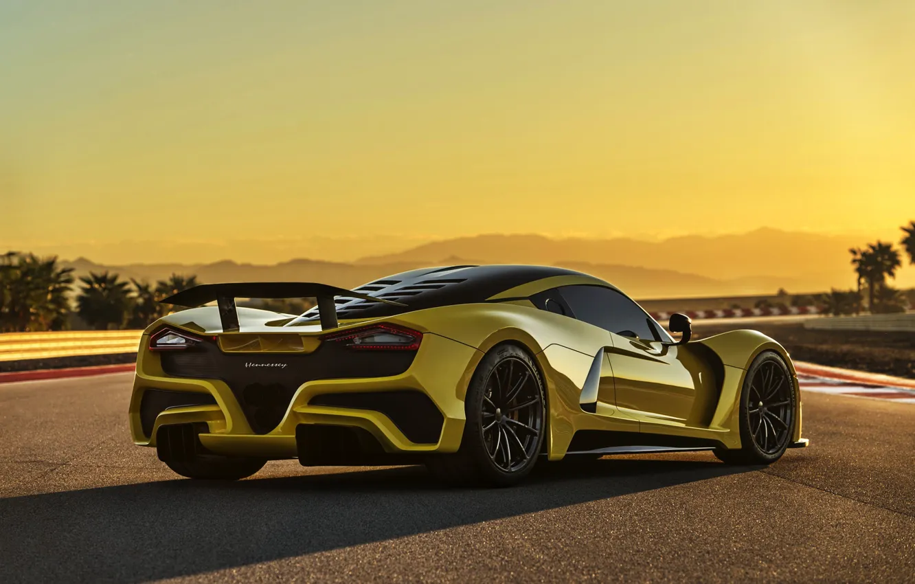 Photo wallpaper Hennessey, backside, Venom F5