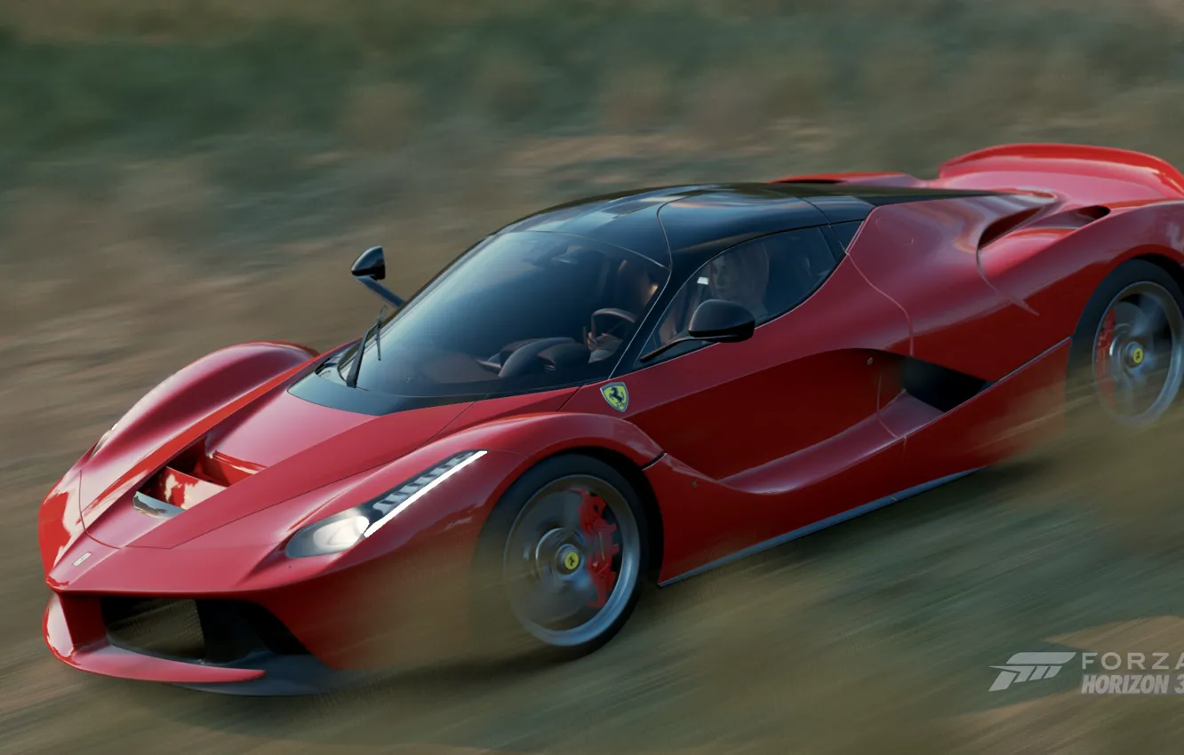 Photo wallpaper Ferrari, Game, LaFerrari, Forza Horizon 3