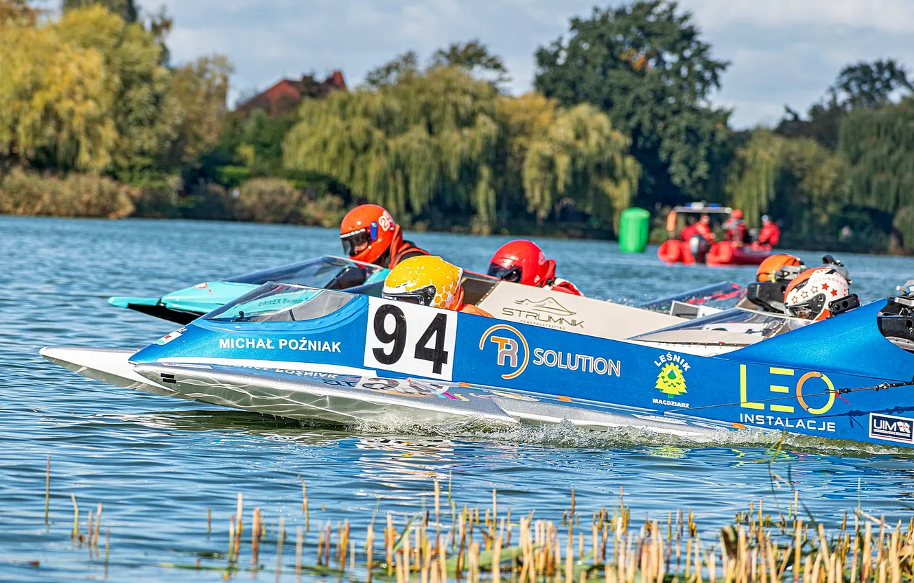 Photo wallpaper race, boat, speed