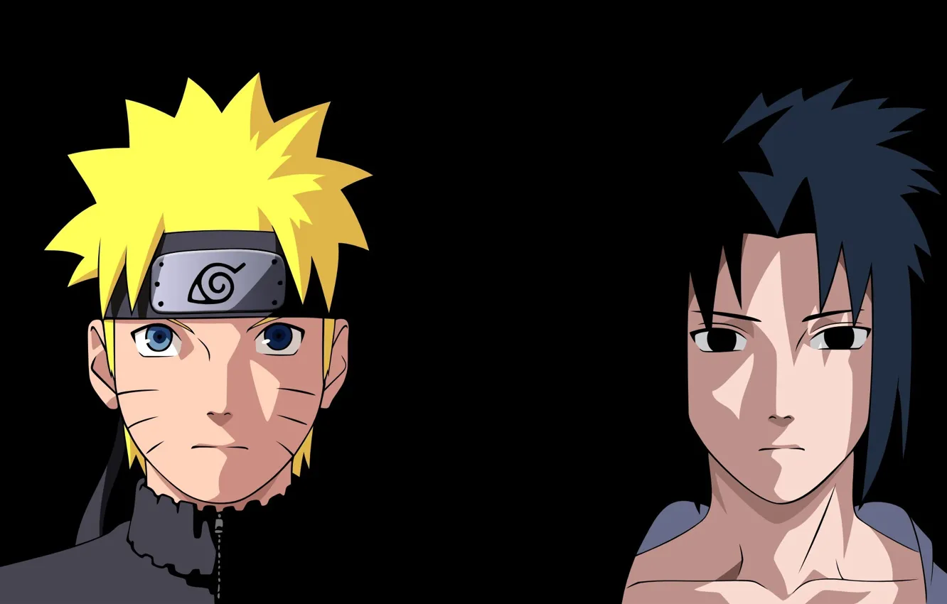 Photo wallpaper logo, game, Sasuke, Naruto, anime, boy, blond, ninja