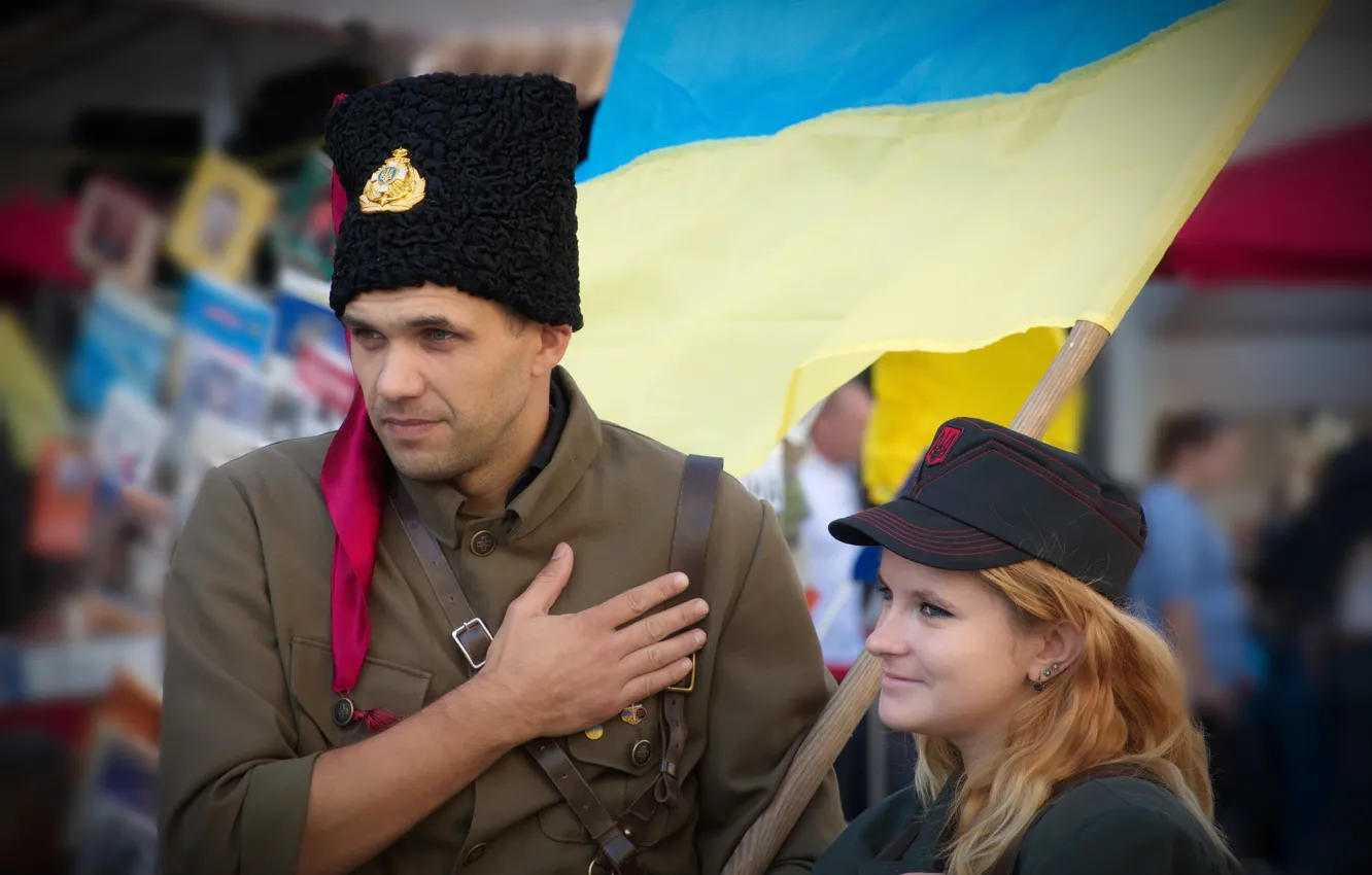 Photo wallpaper people, Ukraine, Well done