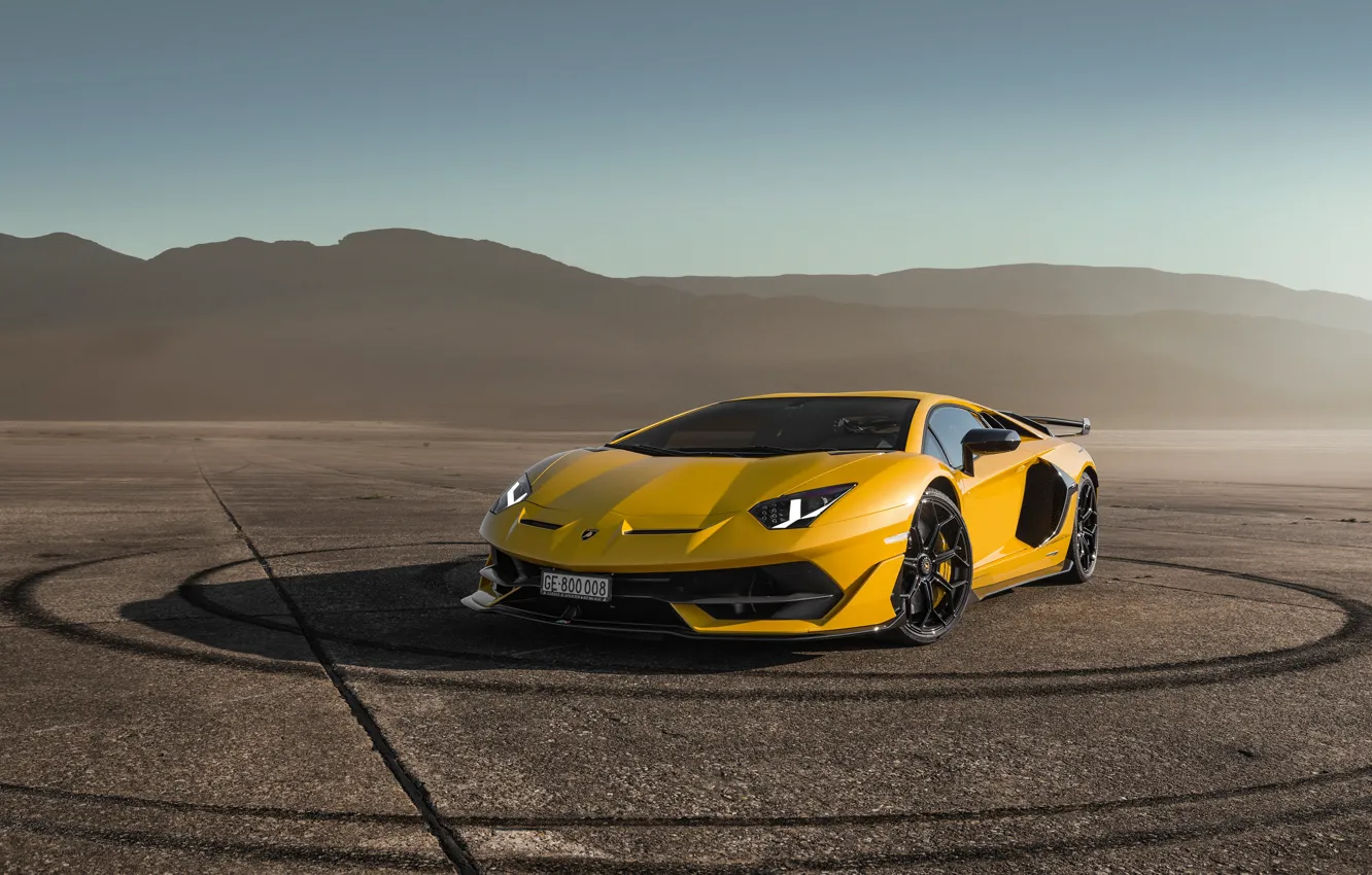 Photo wallpaper Lamborghini, SVJ, Aventador, supercar, 2019, Aventador SVJ