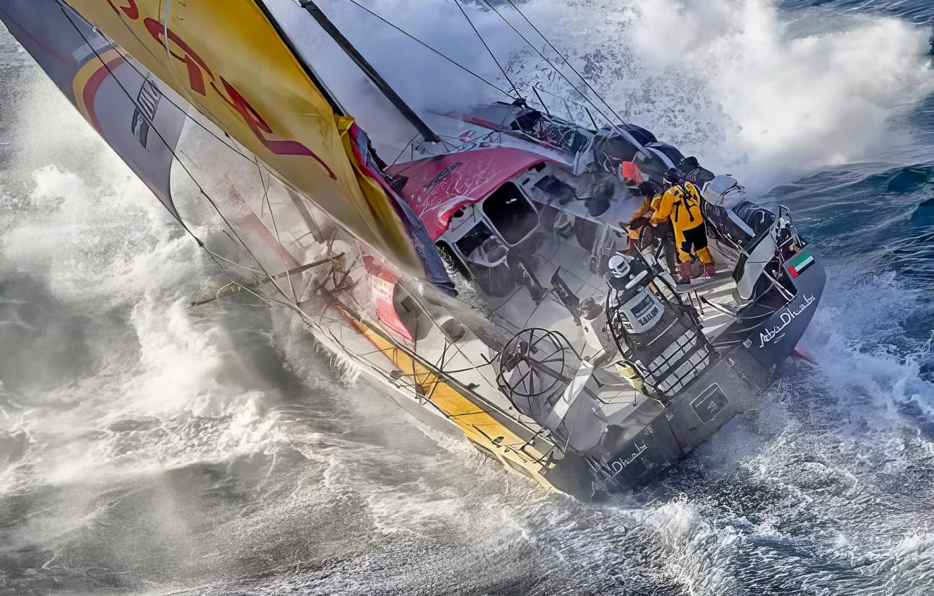 Photo wallpaper race, boat, speed