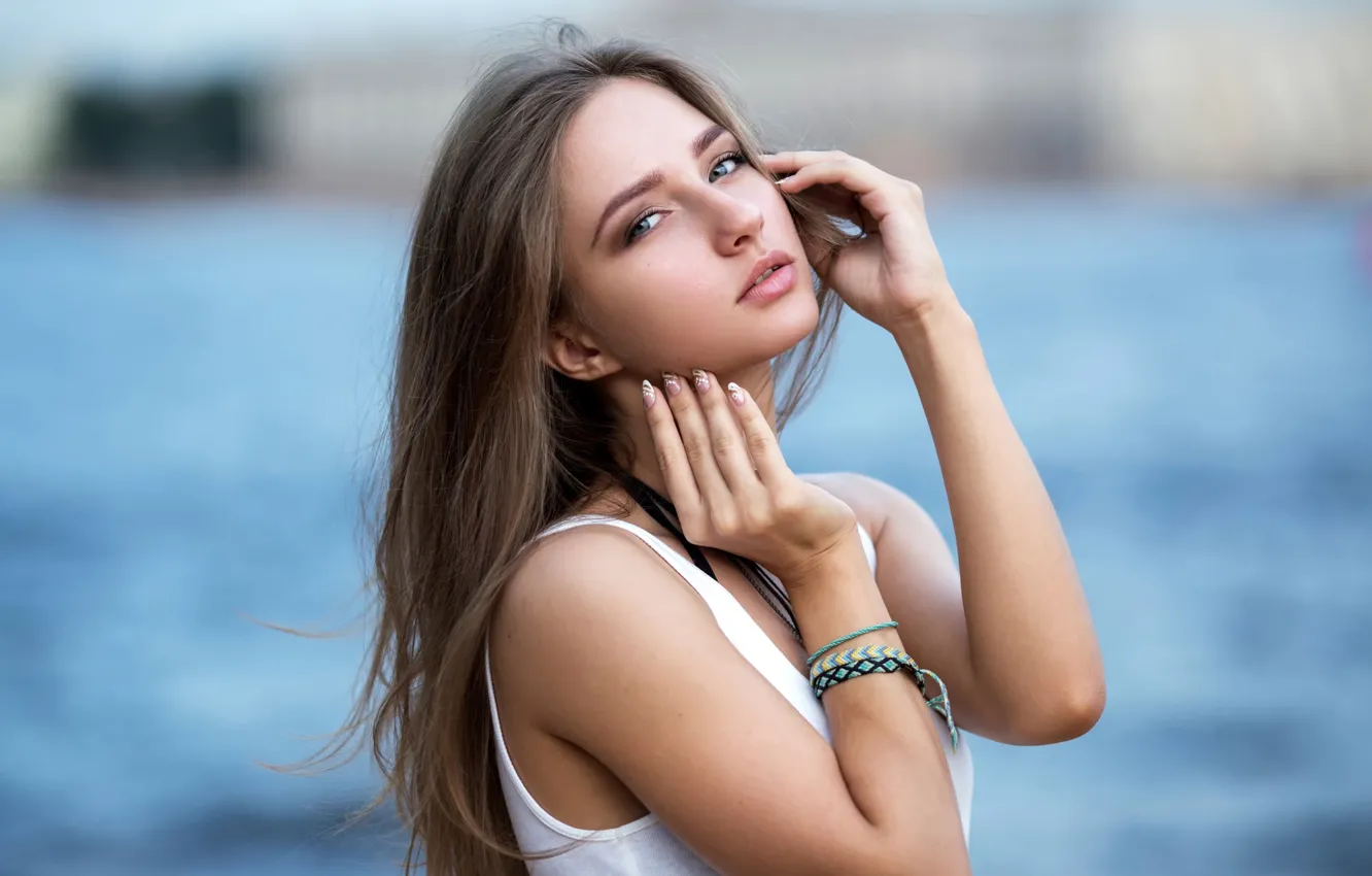 Photo wallpaper summer, portrait, beauty, Olivia