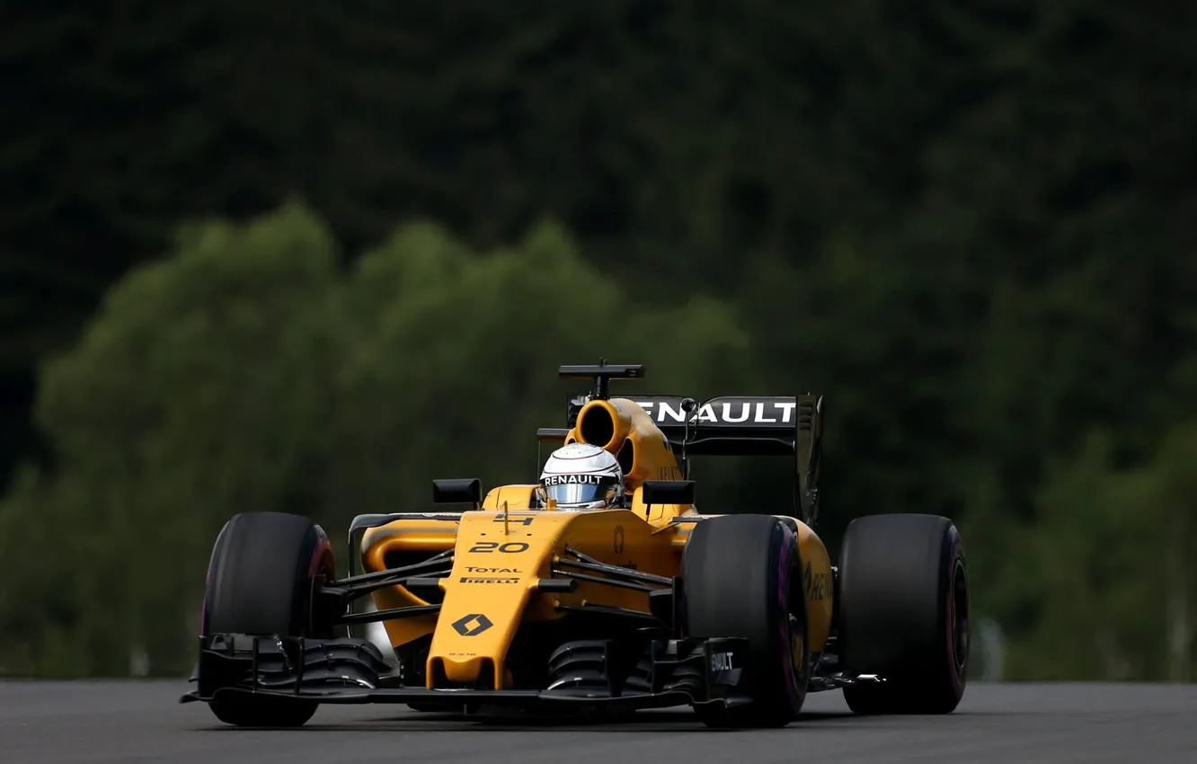 Photo wallpaper Renault, Reno, The front, Kevin Magnussen