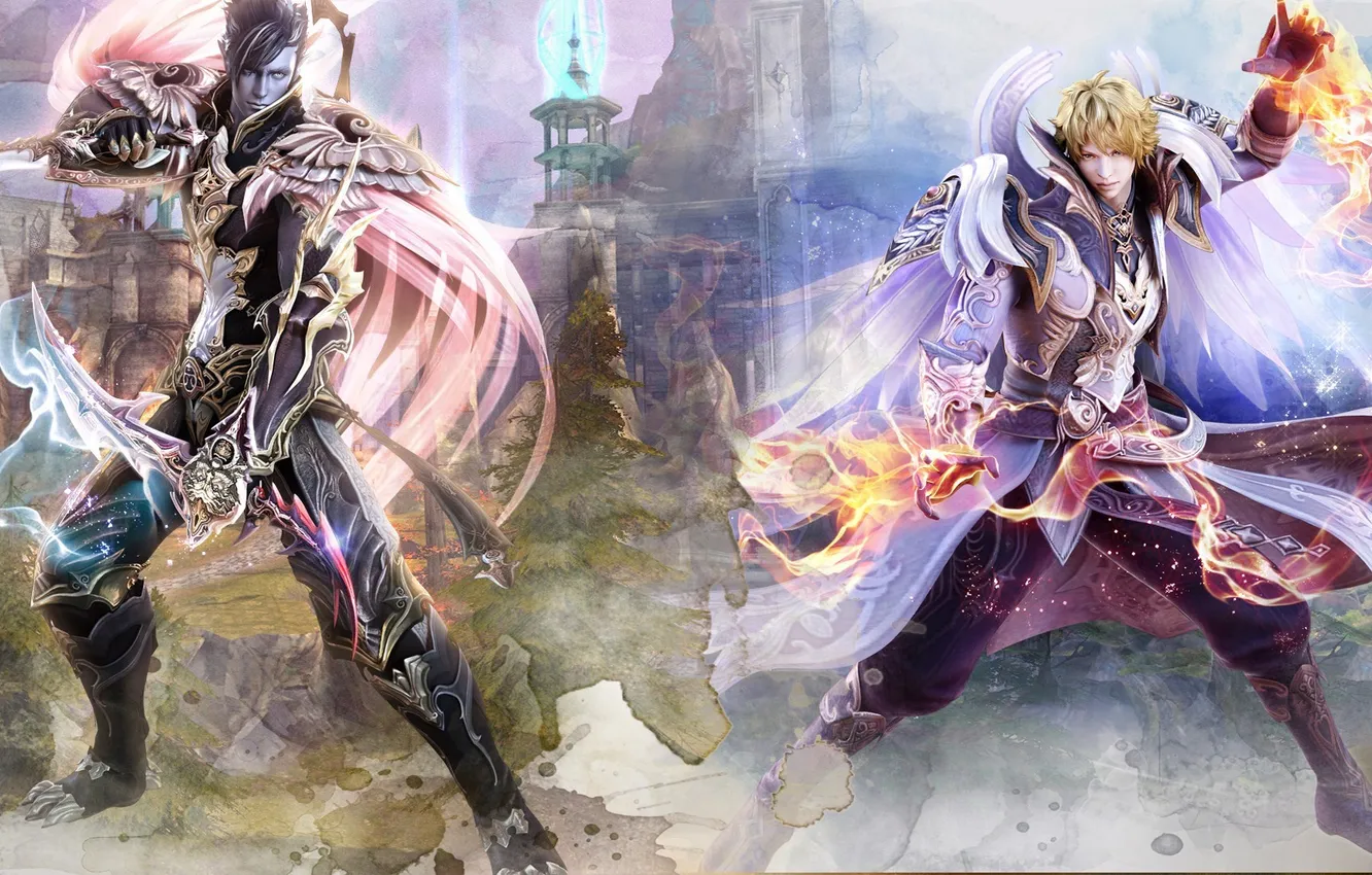 Photo wallpaper fantasy, magic, armor, art, AionRulez