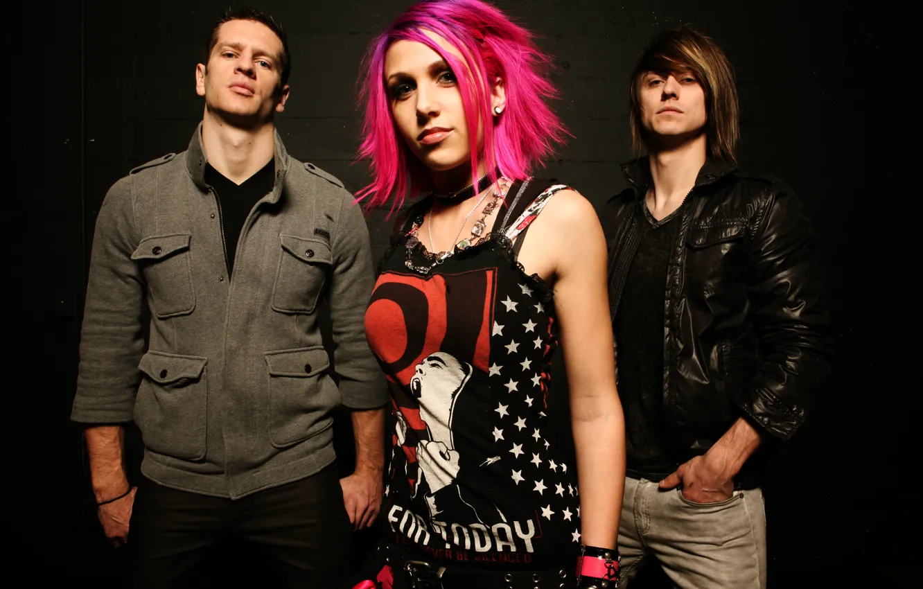 Photo wallpaper girl, punk, group, Icon For Hire