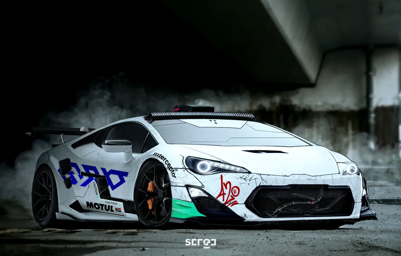 Photo wallpaper car, machine, auto, rendering, Lamborghini, art, Concept Art, subaru brz