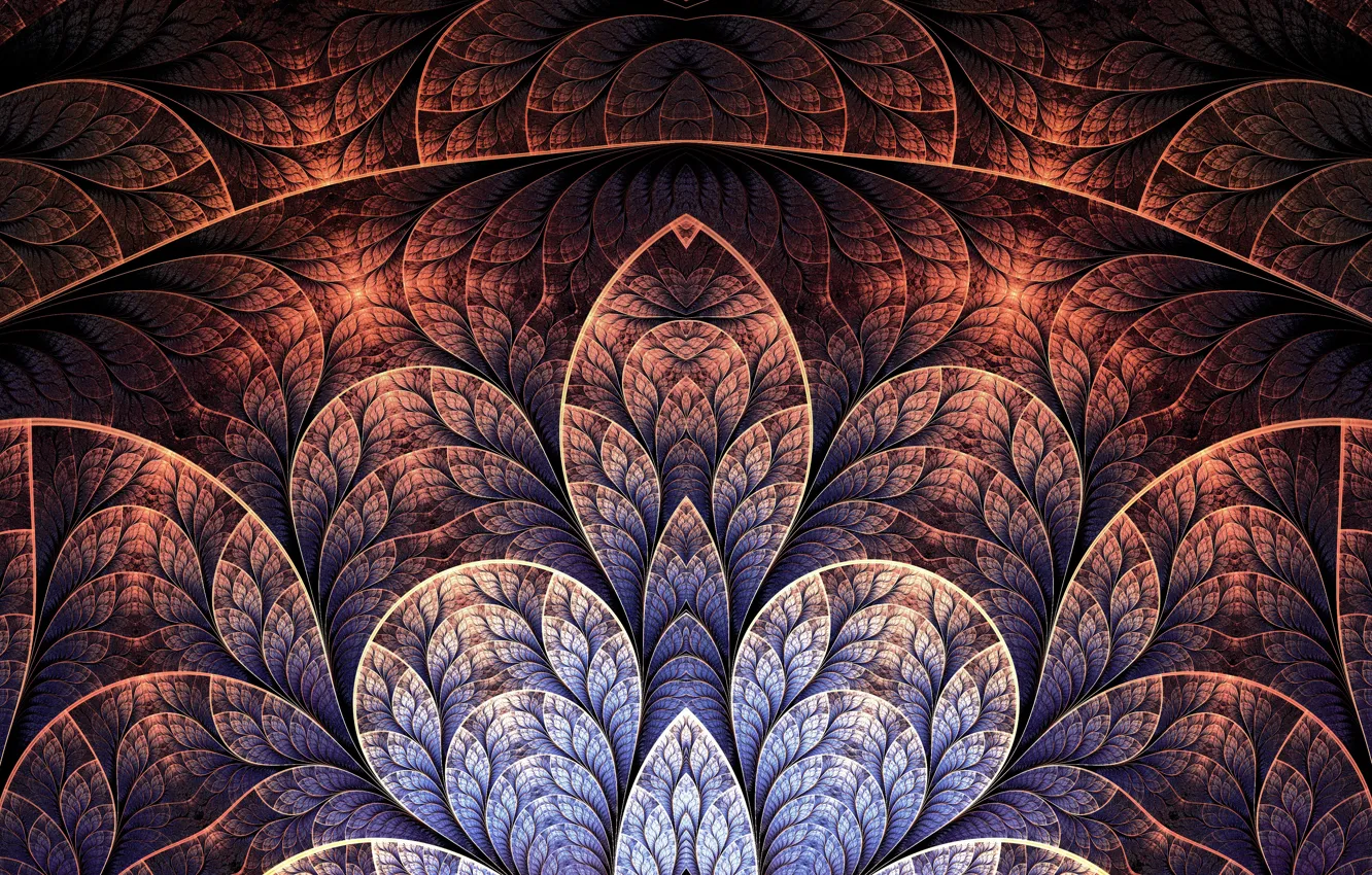 Photo wallpaper sheet, pattern, texture, symmetry