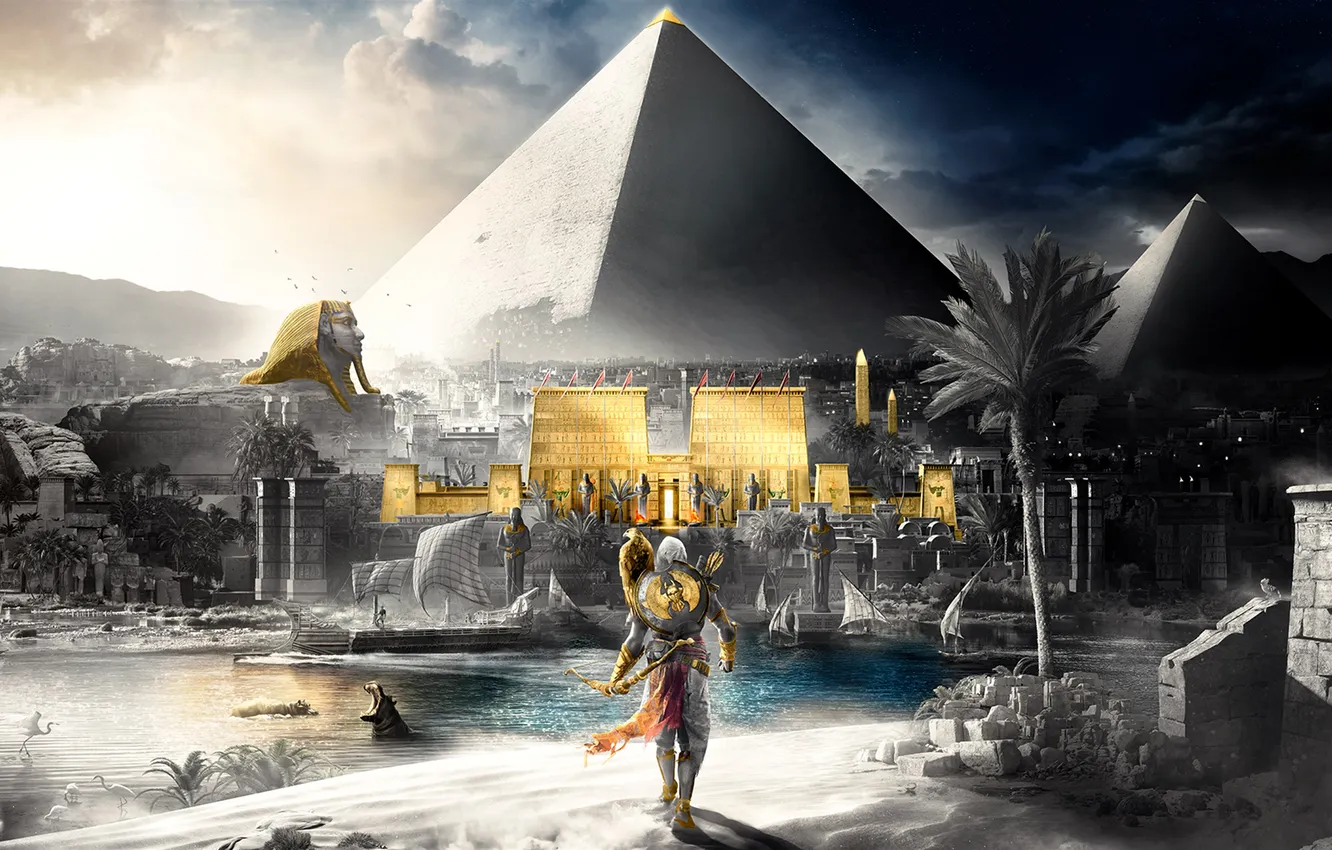 Photo wallpaper assassins creed, Egypt, Ubisoft, Assassins Creed Origins