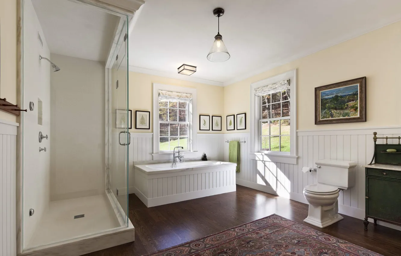 Photo wallpaper room, interior, bathroom