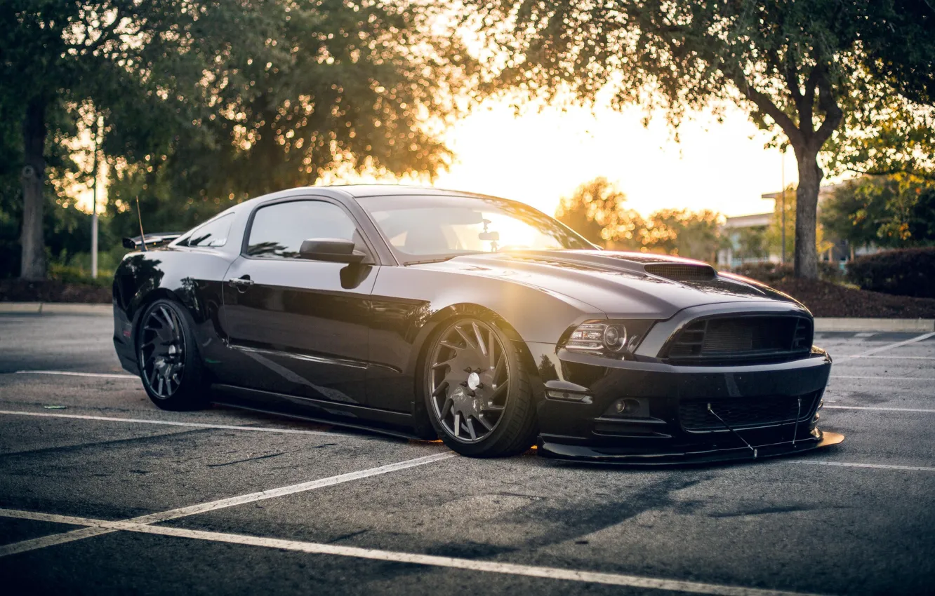 Photo wallpaper coupe, Ford Mustang, cult car, Pony Car, pony car