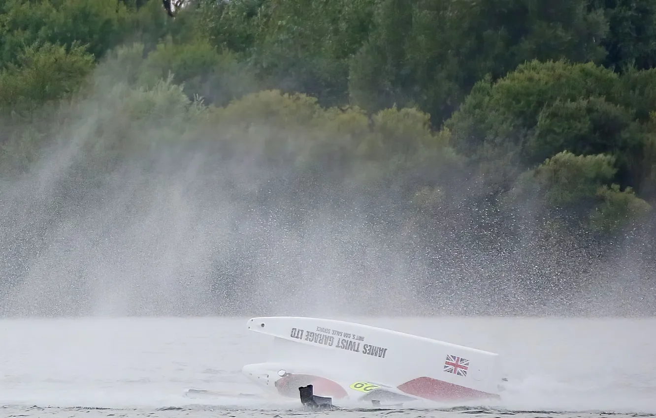 Photo wallpaper race, boat, speed