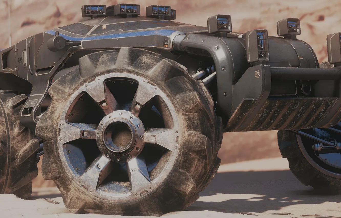 Photo wallpaper auto, nomad, Mass Effect Andromeda, the wheels of the car