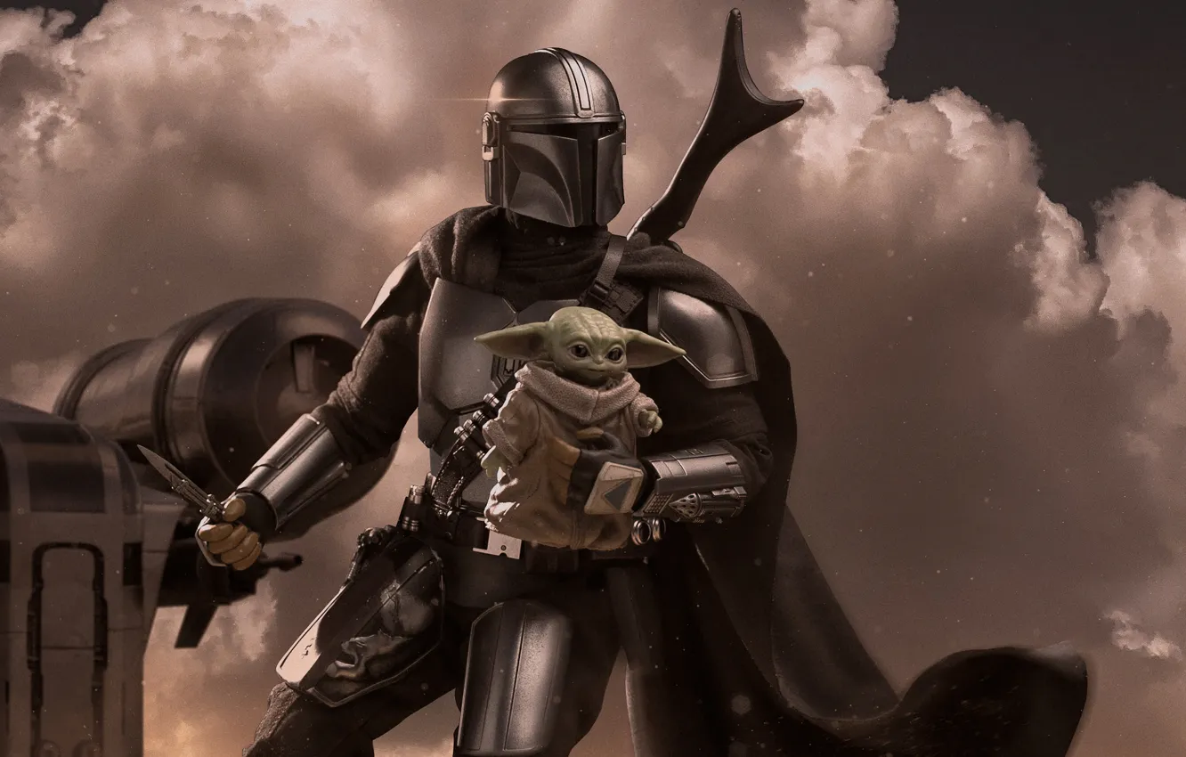 Photo wallpaper Star Wars, studio, The Mandalorian