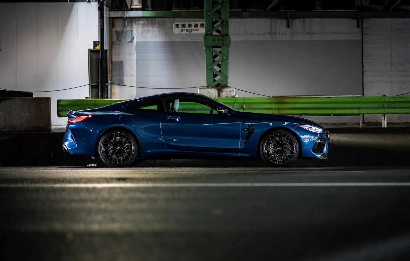 Photo wallpaper coupe, BMW, side view, Coupe, 2020, BMW M8, two-door, M8