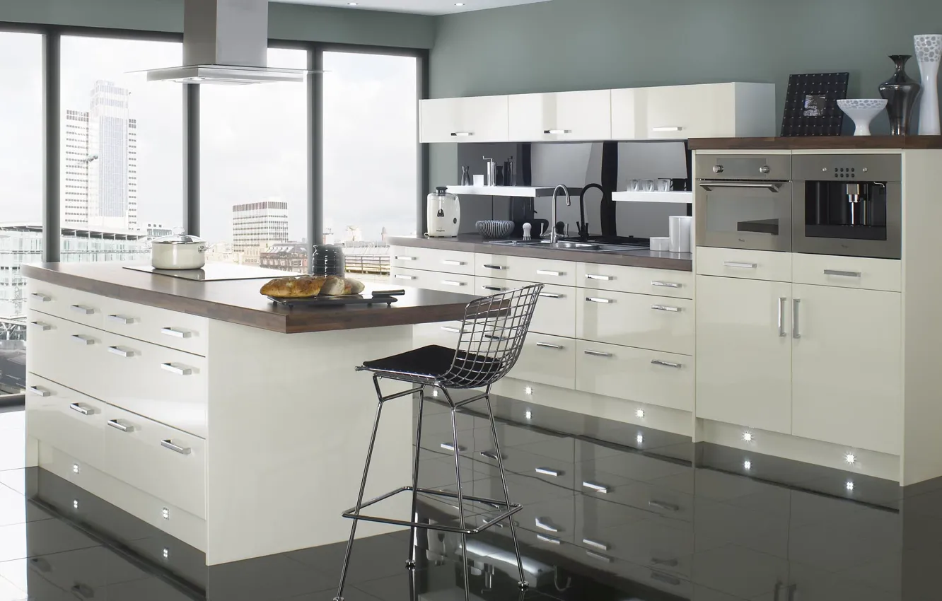 Photo wallpaper design, style, room, interior, kitchen