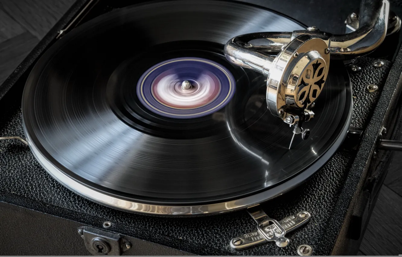 Photo wallpaper music, record, gramophone
