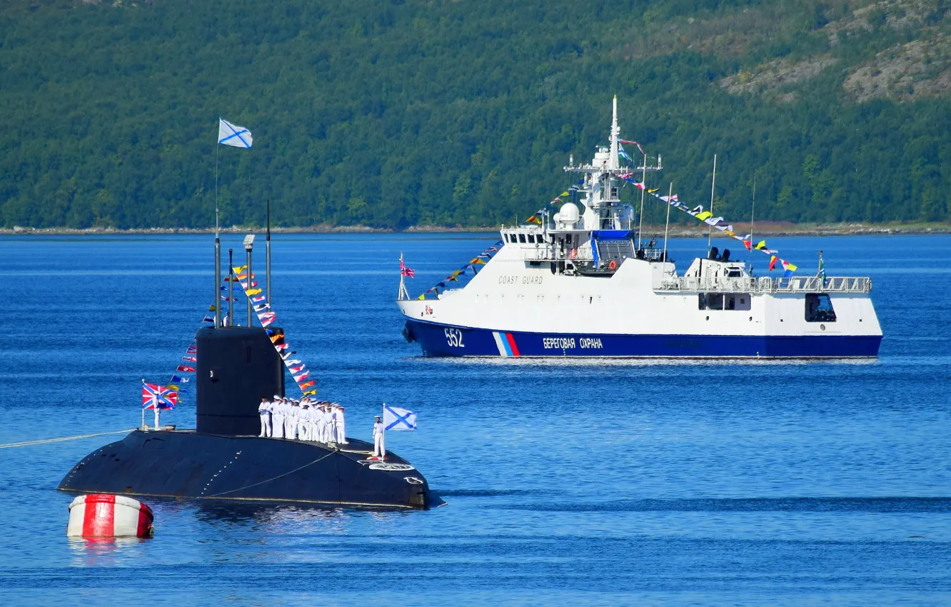 Photo wallpaper submarine, parade, patrol, Kaluga, alert