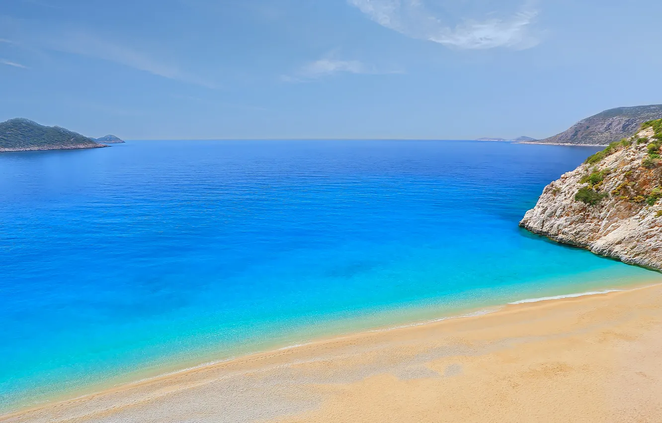 Photo wallpaper beach, sea, island