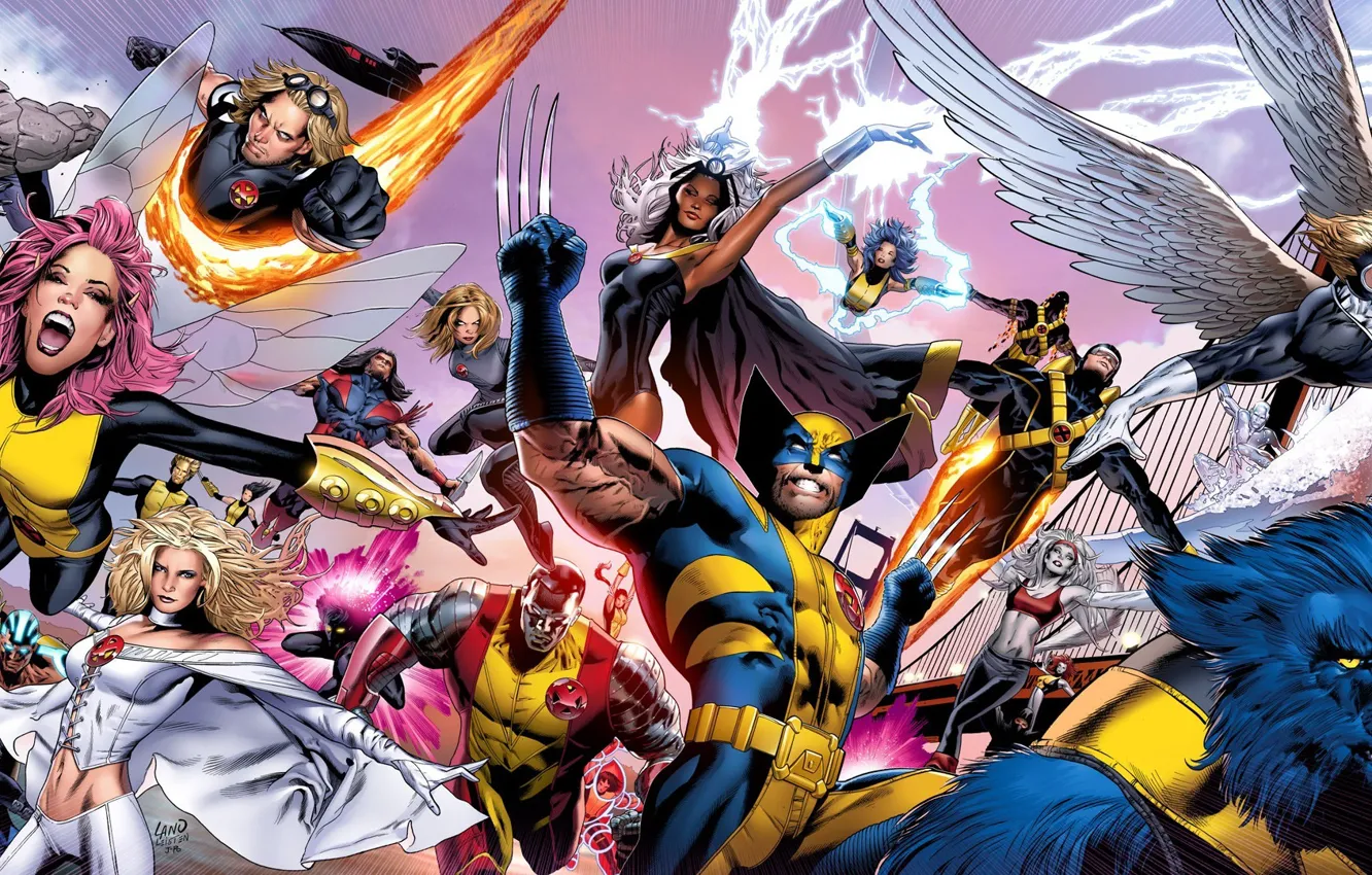 Photo wallpaper x-men, Wolverine, x-men