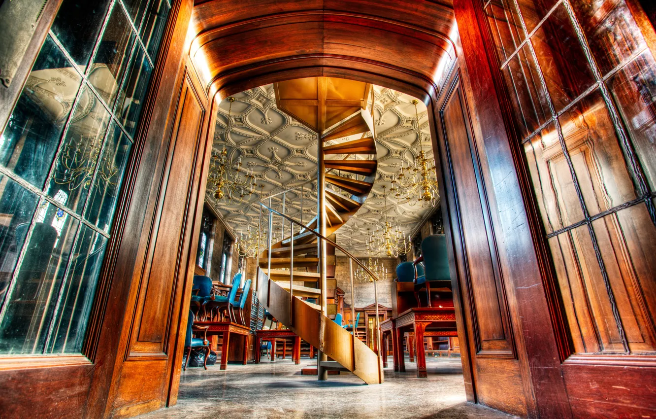 Photo wallpaper Chicago, ladder, Il, Chicago, Illinois