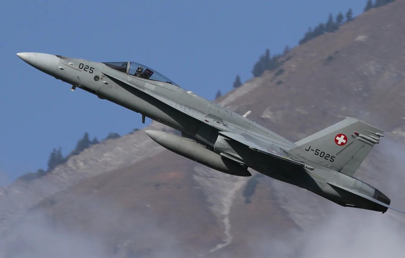 Photo wallpaper fighter, cabin, pilot