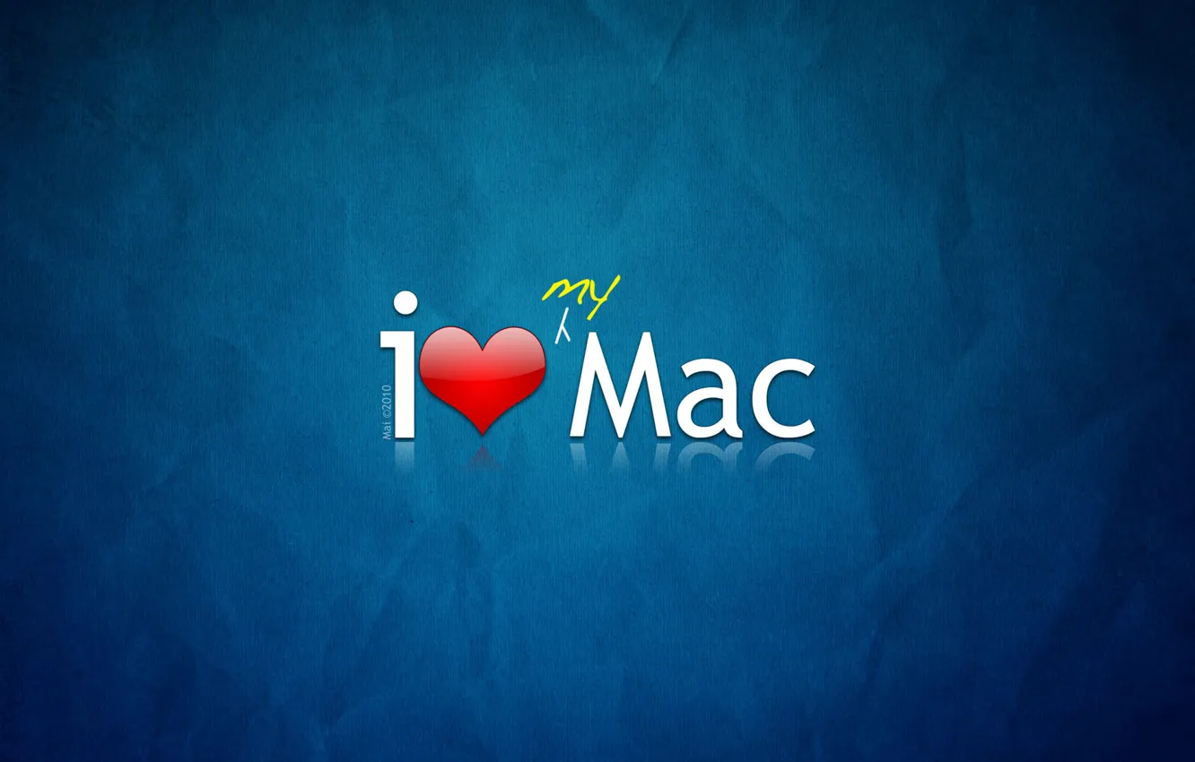 Photo wallpaper style, apple, logo, mac