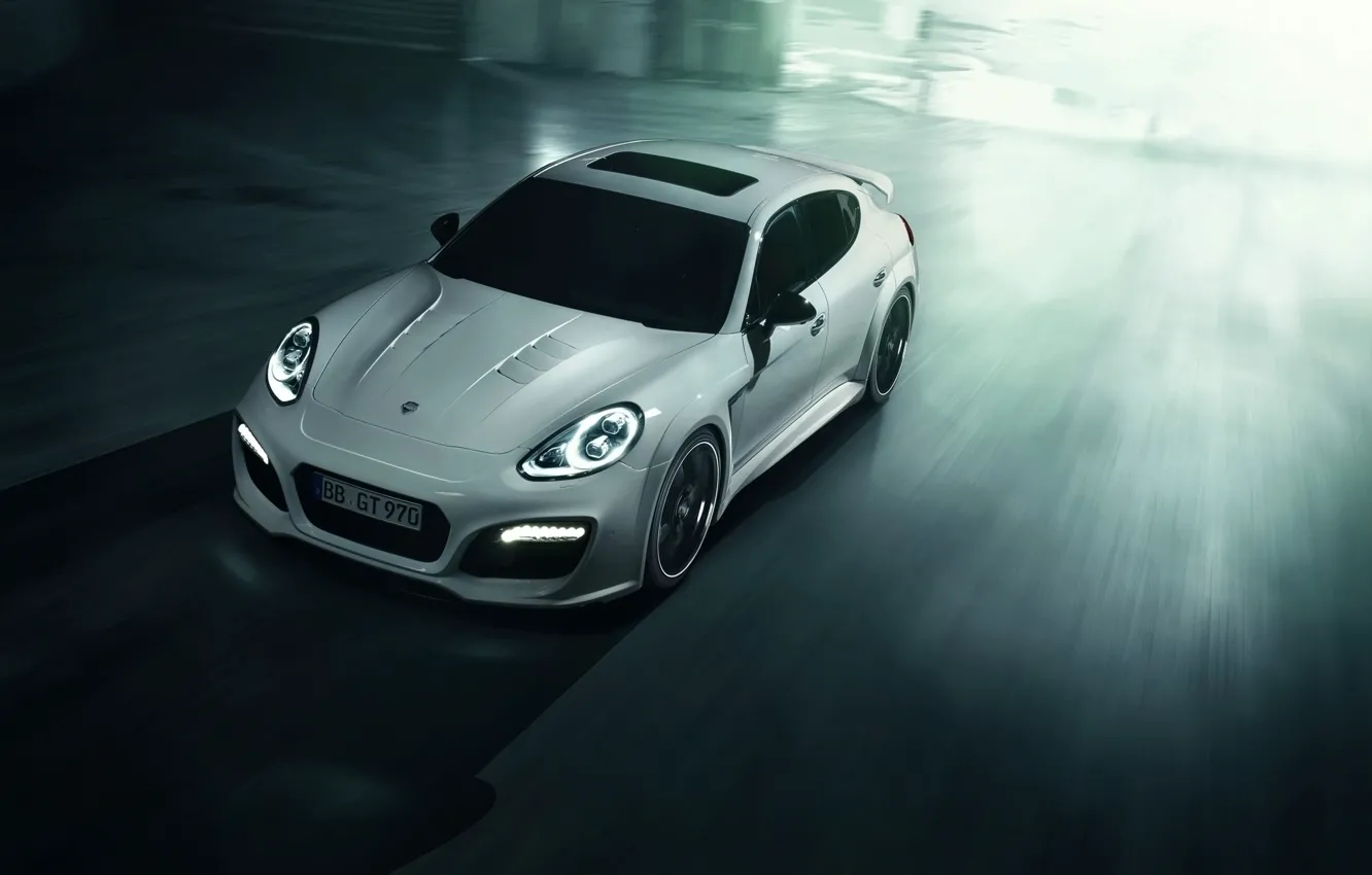 Photo wallpaper Porsche, Panamera, Turbo, Techart