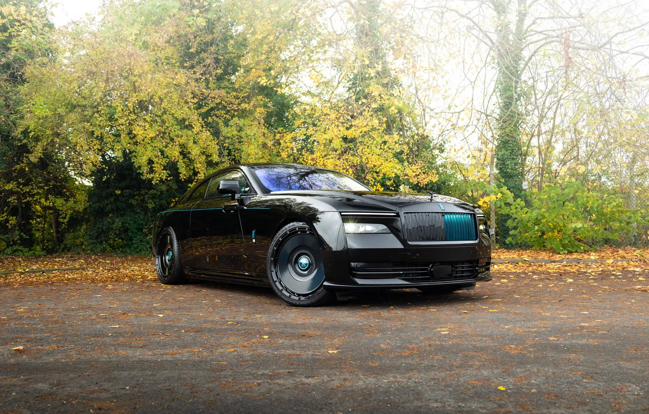 Photo wallpaper Rolls Royce, black, SPECTRE