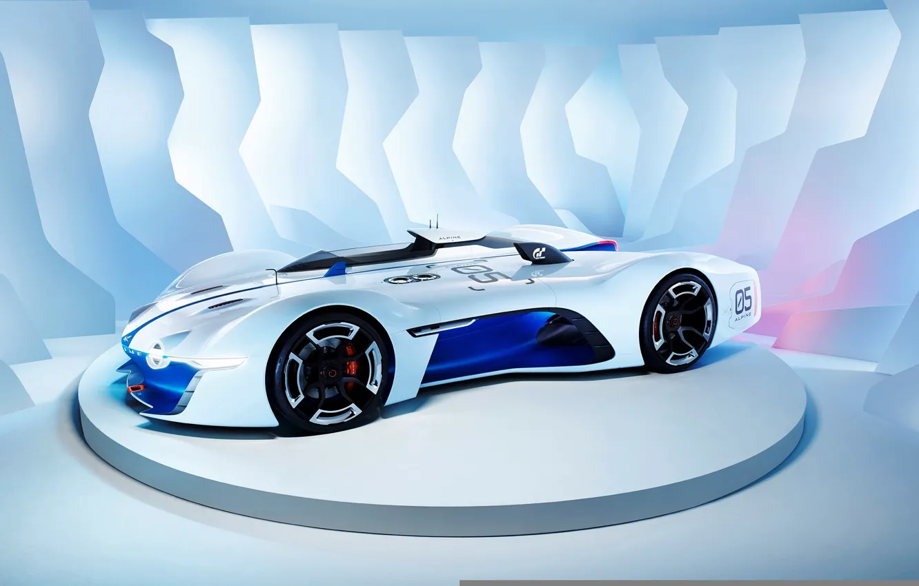 Photo wallpaper Concept, Renault, Vision, Alpine, Gran Turismo, 2015
