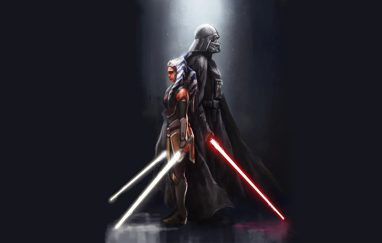 Photo wallpaper Jedi, Darth Vader, sit, Star wars: Rebels, Ahsoka, Star Wars: Rebels