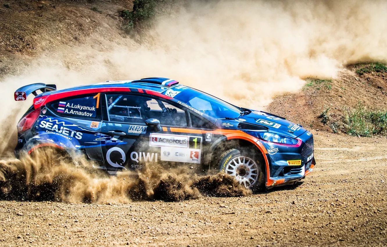 Photo wallpaper Ford, Auto, Sport, Machine, Ford, Race, Car, Rally