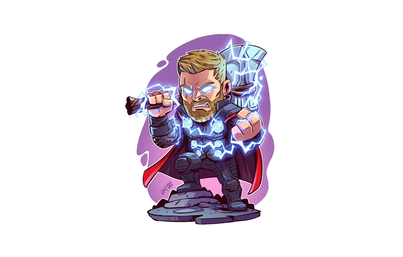 Photo wallpaper Marvel, Thor, Derek Laufman