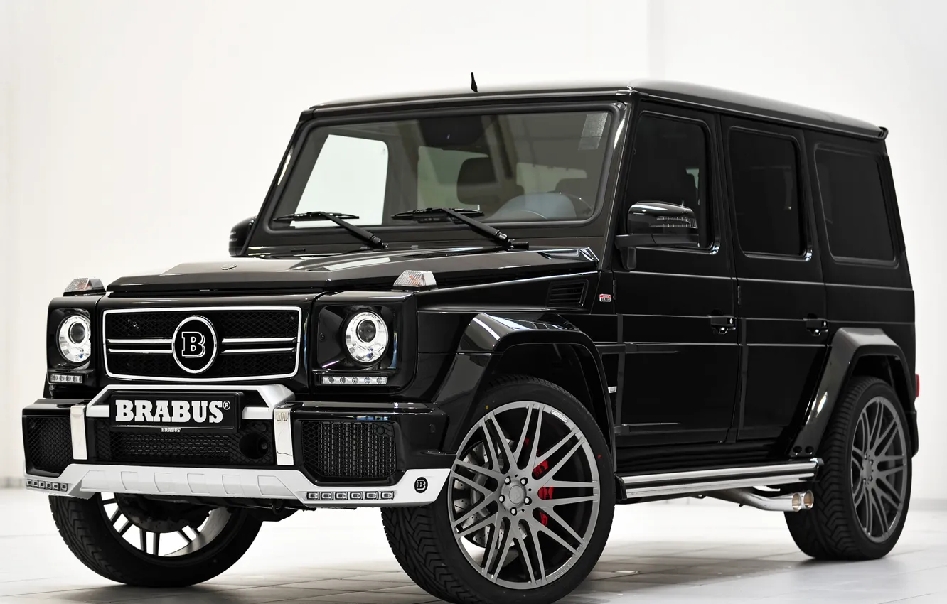 Photo wallpaper Mercedes, Brabus, B63, Terrain you dare