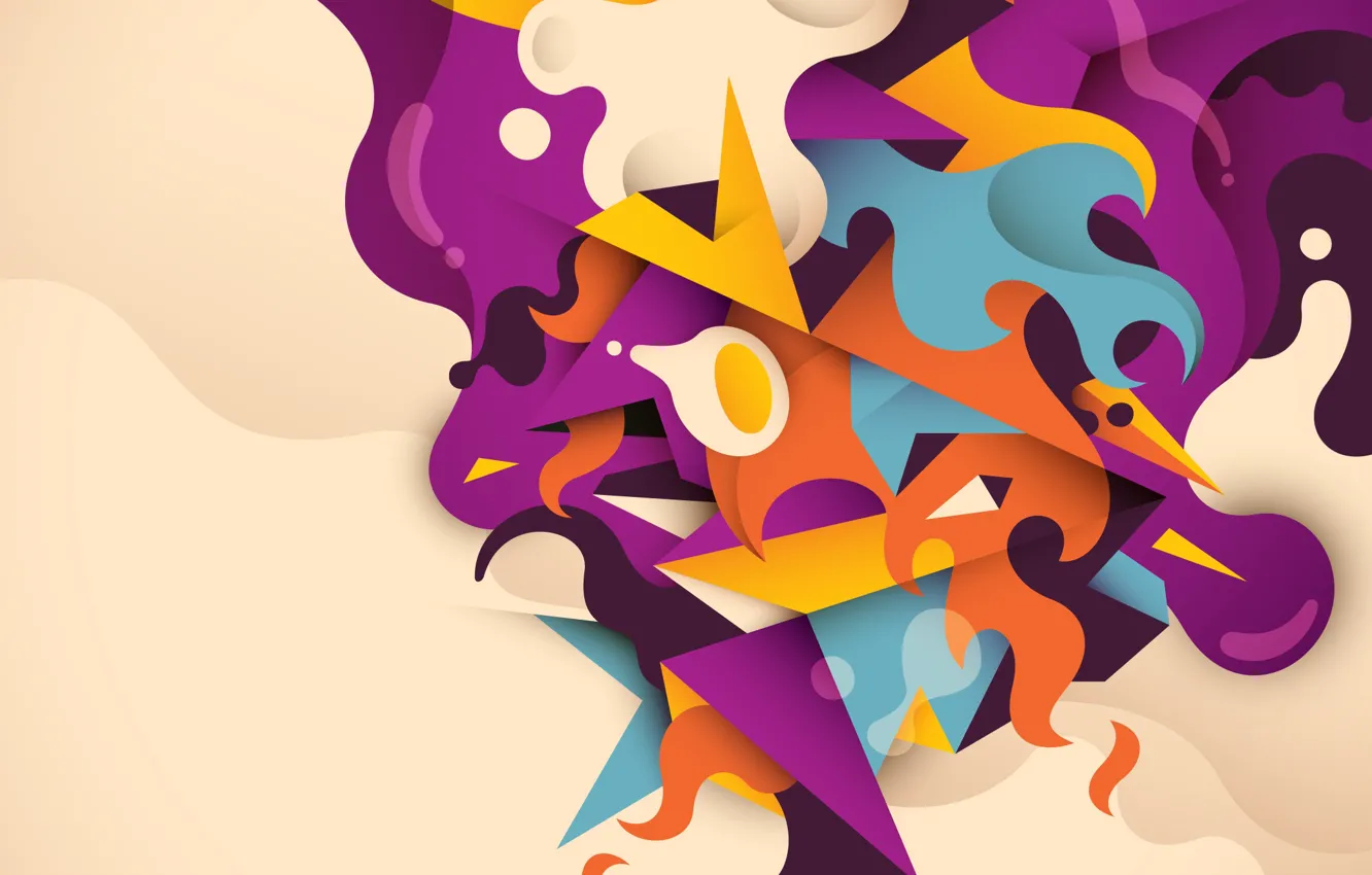 Photo wallpaper abstraction, background, vector, background