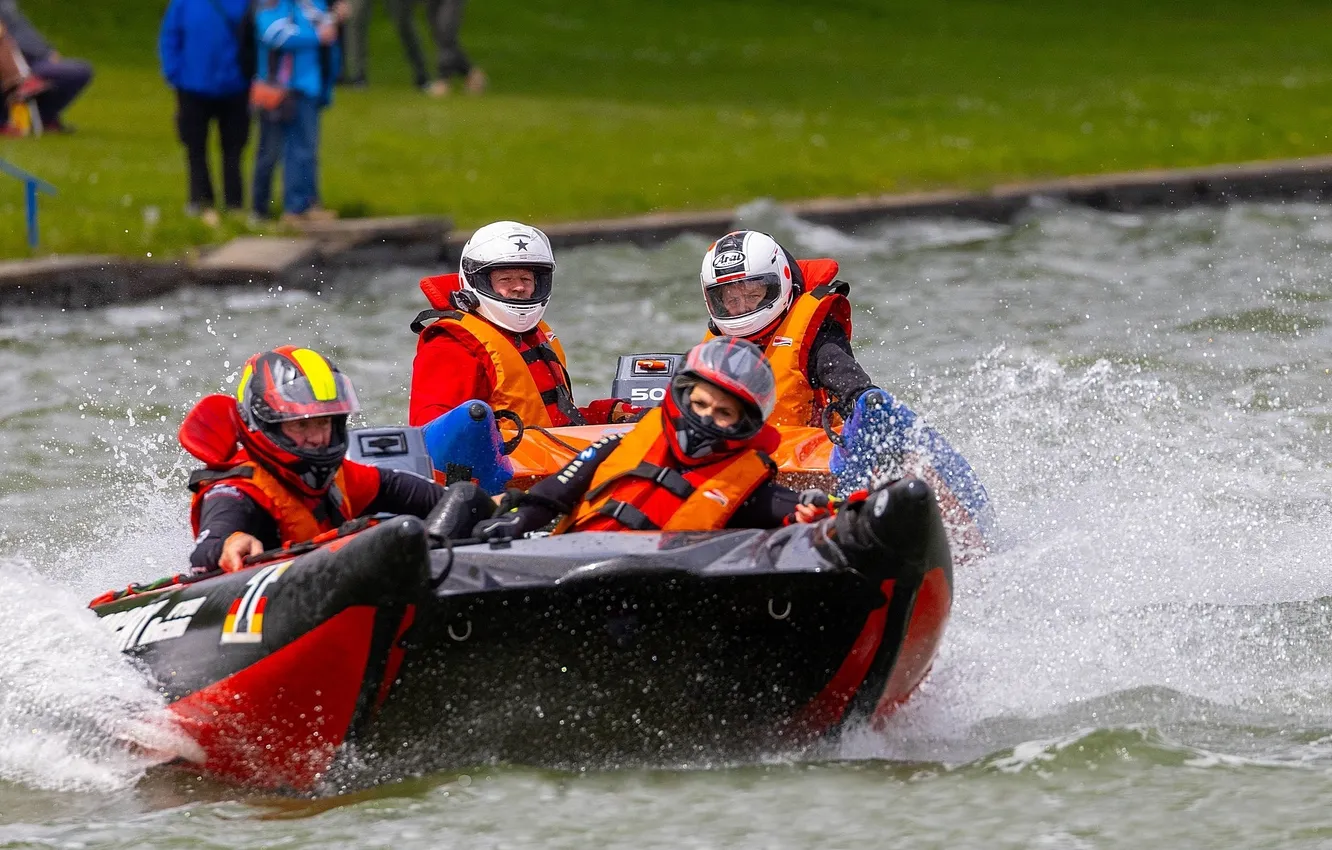 Photo wallpaper race, boat, speed