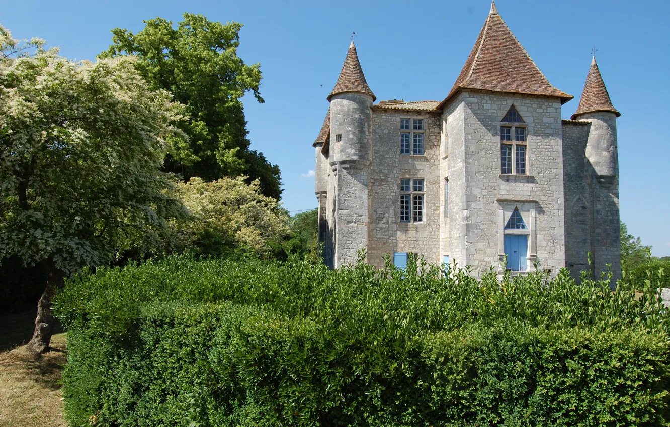 Photo wallpaper Château de Panisseau, France, the city, castle