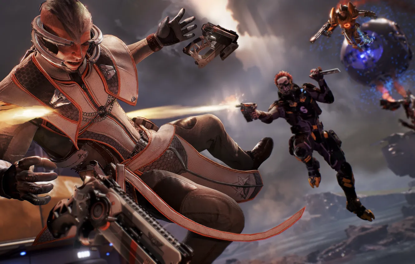 Photo wallpaper gun, pistol, weapon, fight, knife, Nexon, Unreal Engine, Boss Key Productions